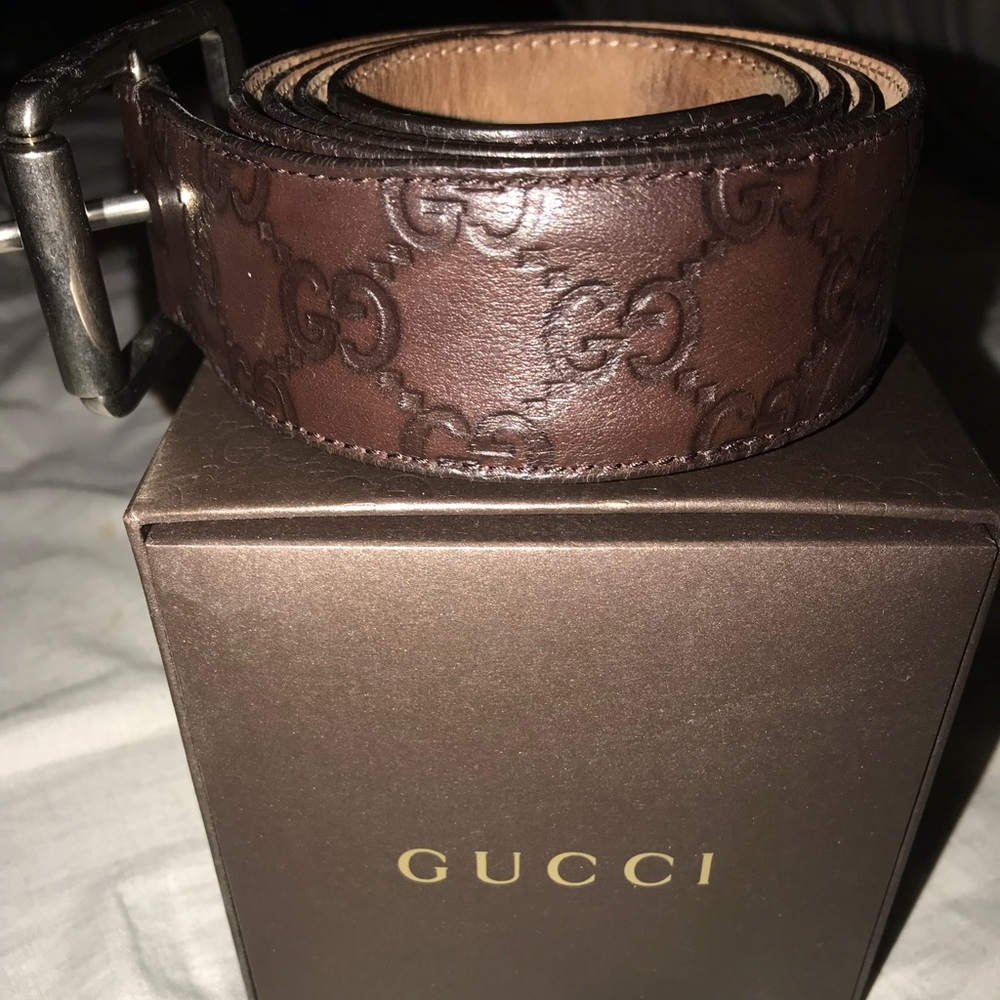 Men Brown Gucci Belt